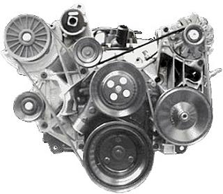 Deluxe Serpentine Accessory Belt Drive System