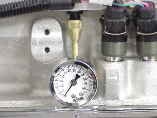 Accel DFI fuel pressure gauge.